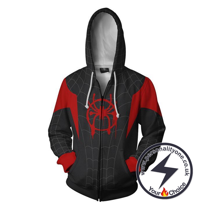 Spiderman Hoodie - Spider-man Into The Spider-verse Jacket